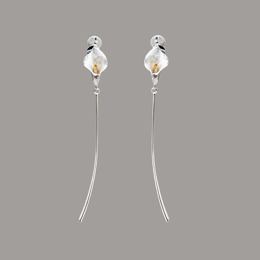 Boucles d'oreilles clip Arum