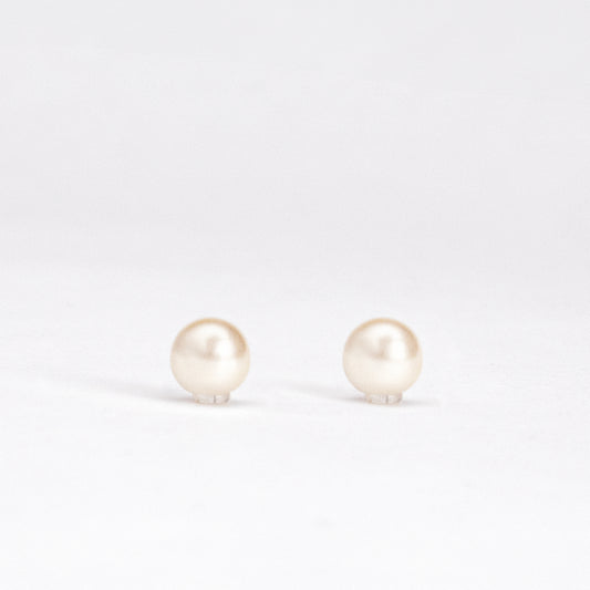 8mm 레진 펄 귀걸이 뒤꽂이