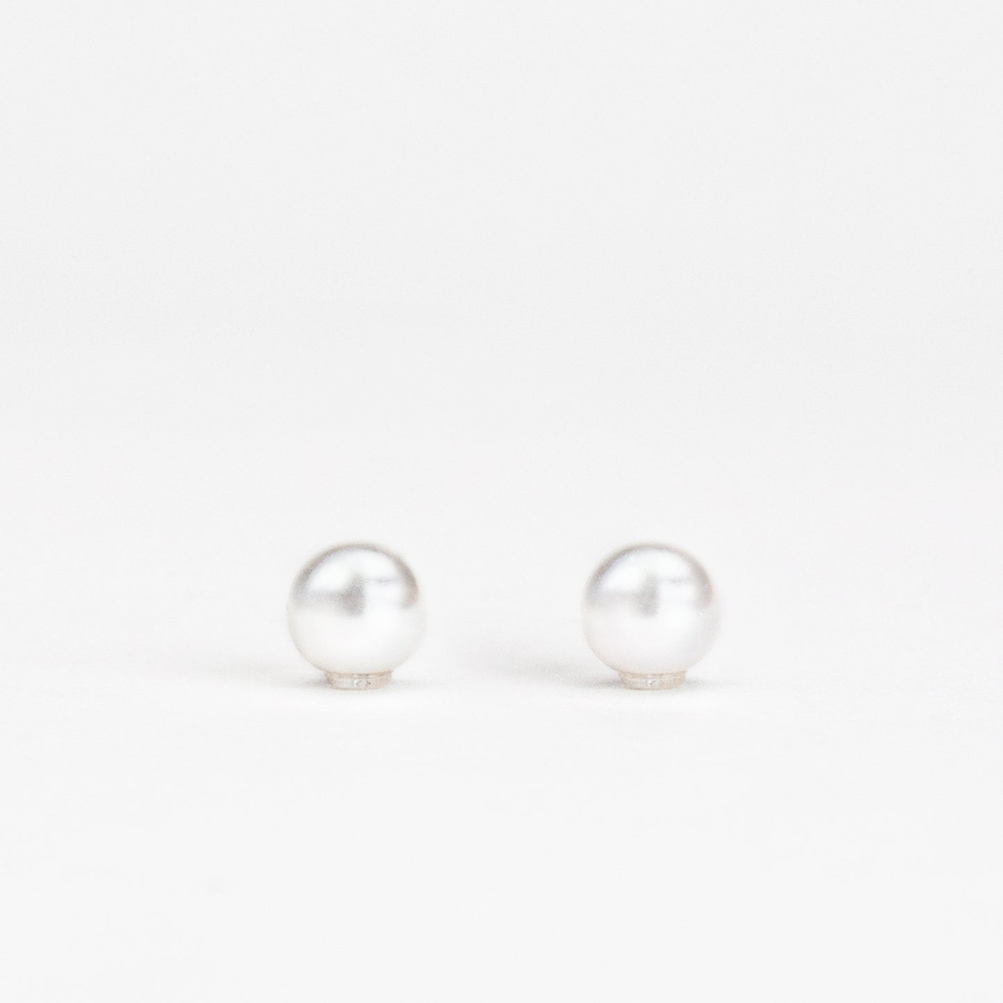 8mm 레진 펄 귀걸이 뒤꽂이