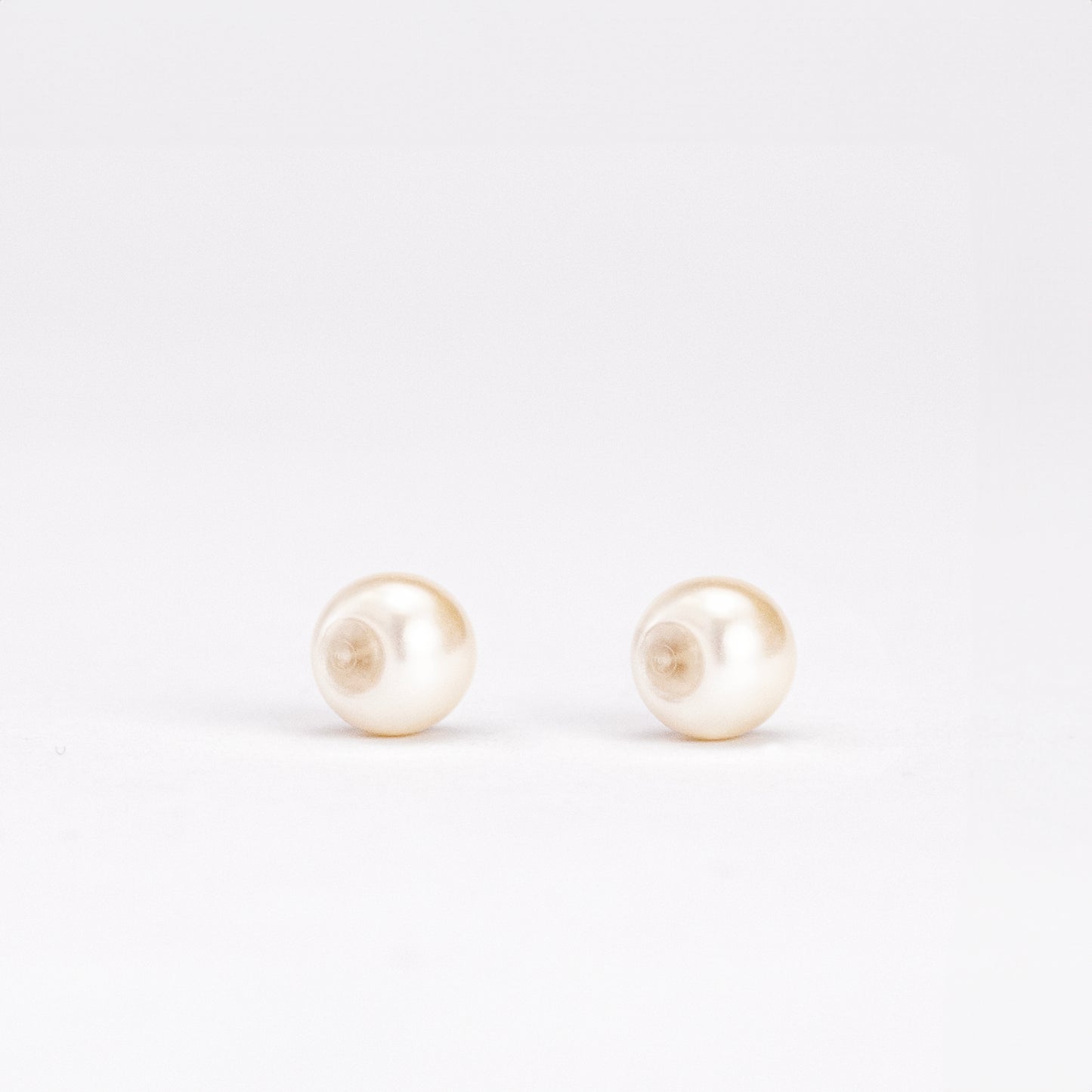 8mm 레진 펄 귀걸이 뒤꽂이