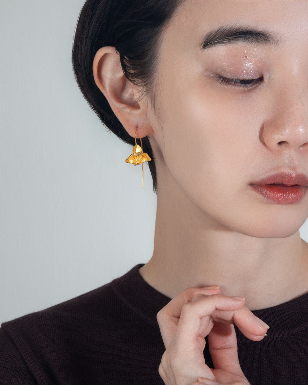 胡蝶蘭 フックピアス – Henun