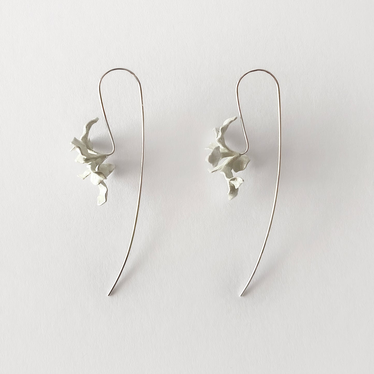 Early Blooming Iris Hook Earrings