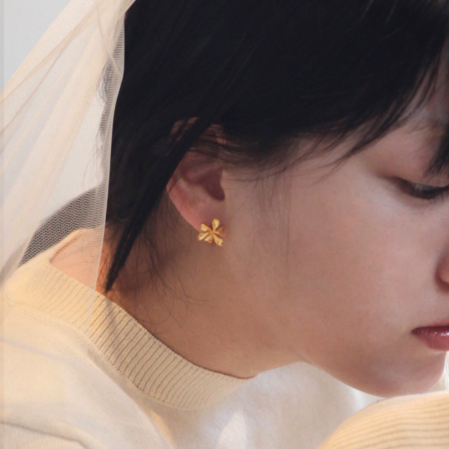 Early Iris Earrings