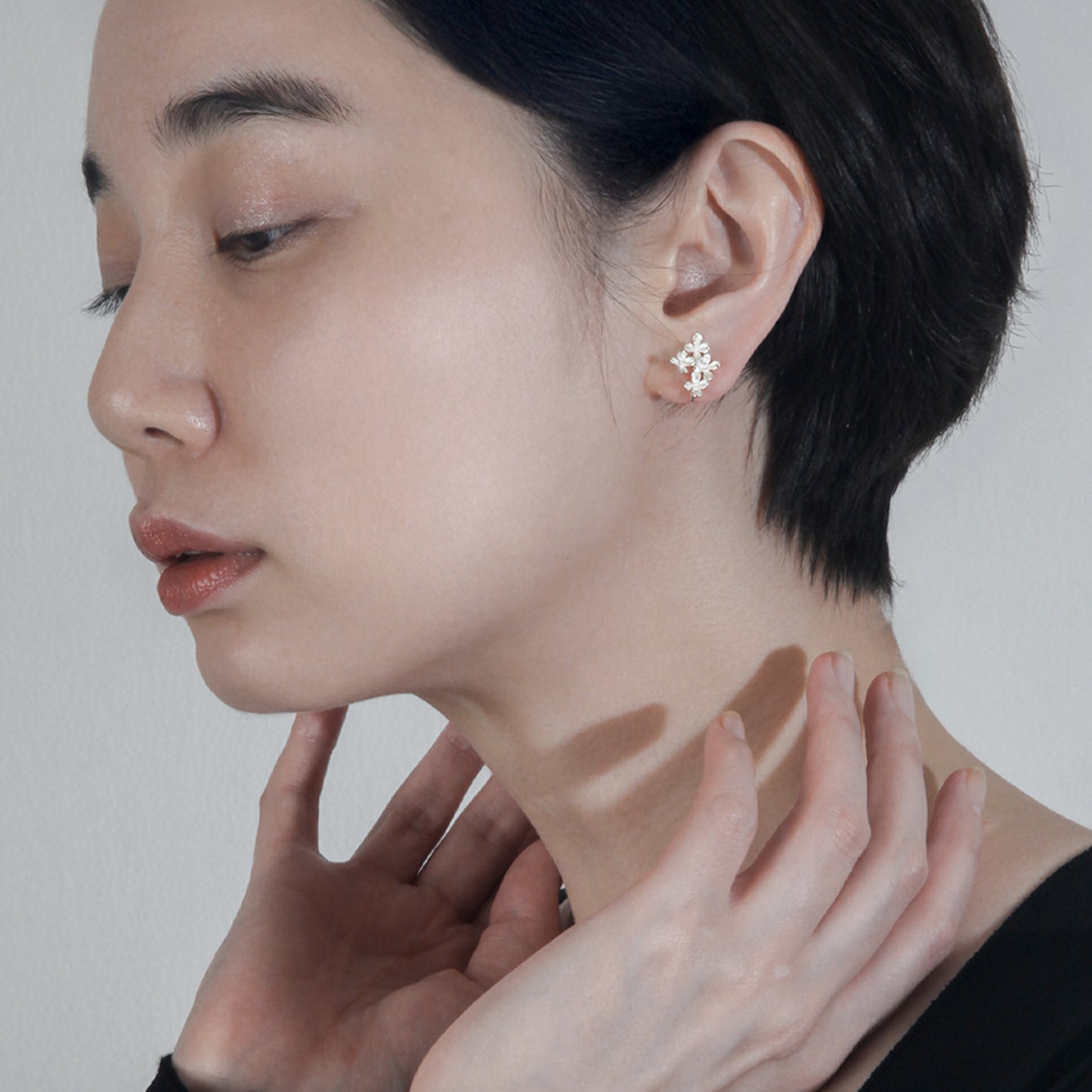 금목서·은목서 클립 귀걸이