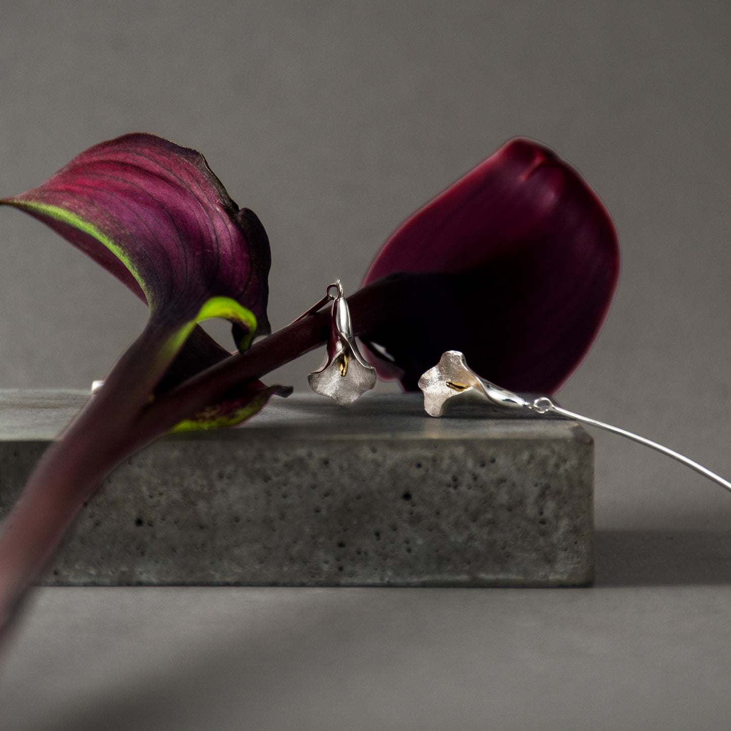 Boucles d'oreilles Arum